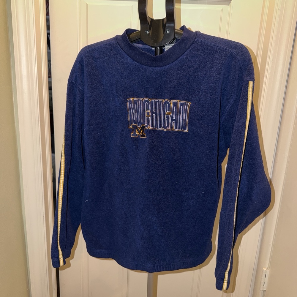 University Of Michigan Vintage Crewneck Fleece Large #gameday #college #football